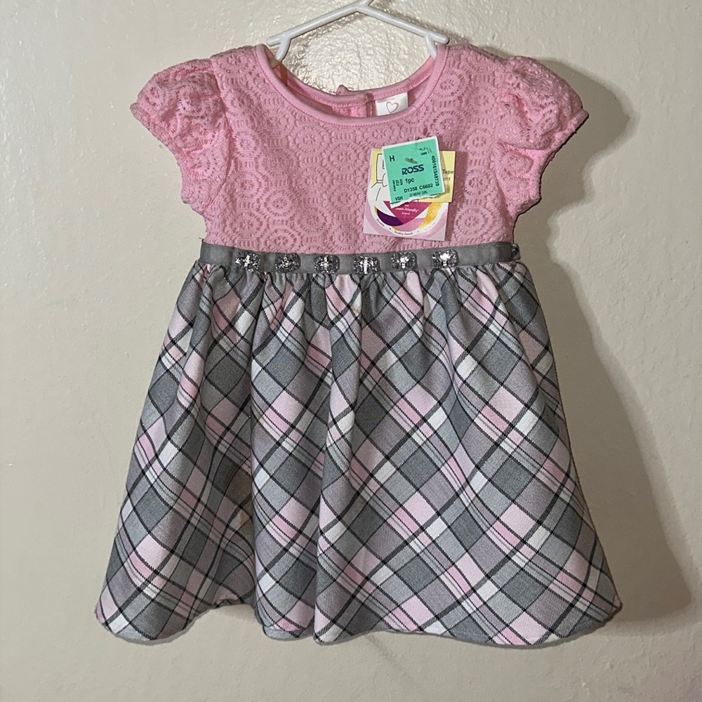 Girl pink dress